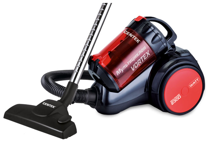 

Пылесос напольный Centek CT-2524 Black/Red, Черный/красный