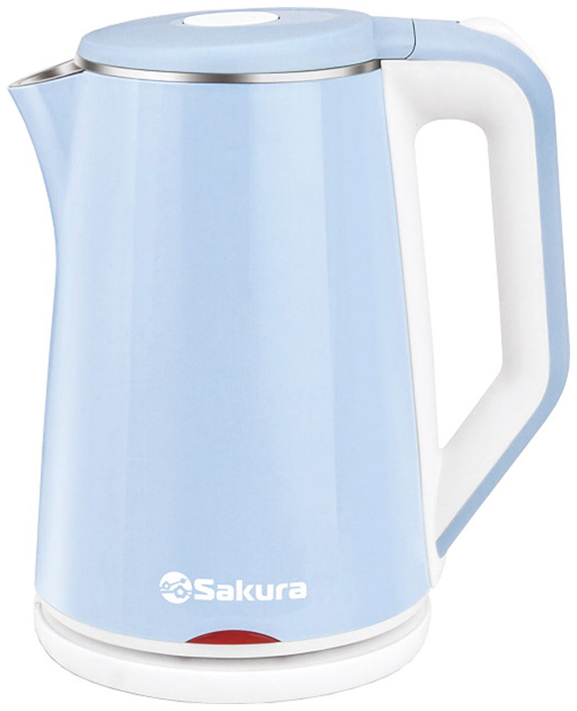 Чайник электрический Sakura SA-2160WBL чайник sakura sa 2160 голубой белый