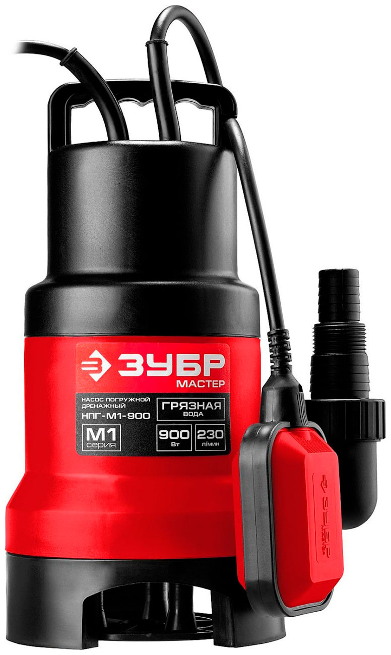 

Дренажный насос Зубр НПГ-М1-900 для грязной воды