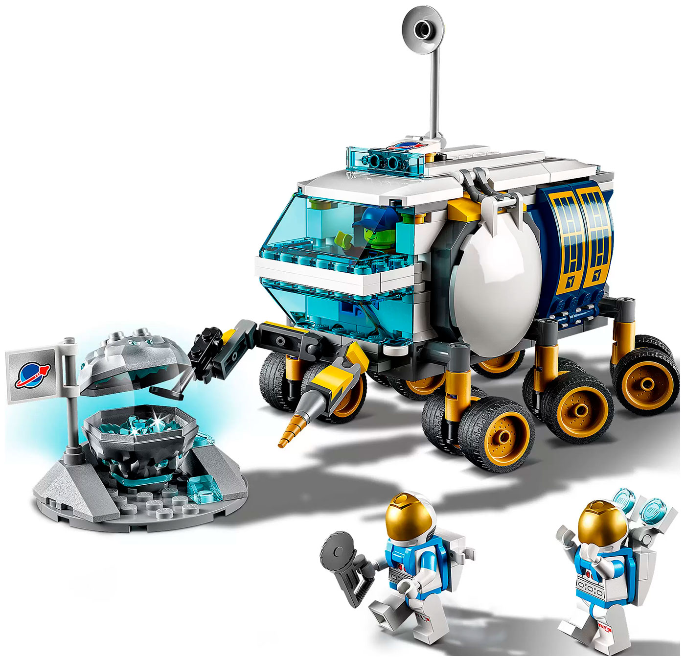 Конструктор Lego City Space Луноход 60348 космическая база lego city space со стартовой площадкой