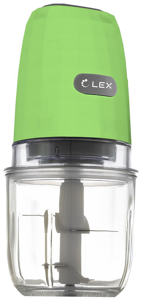 цена Мини-мельничка LEX LXFP 4302, стеклянный (фисташковый)