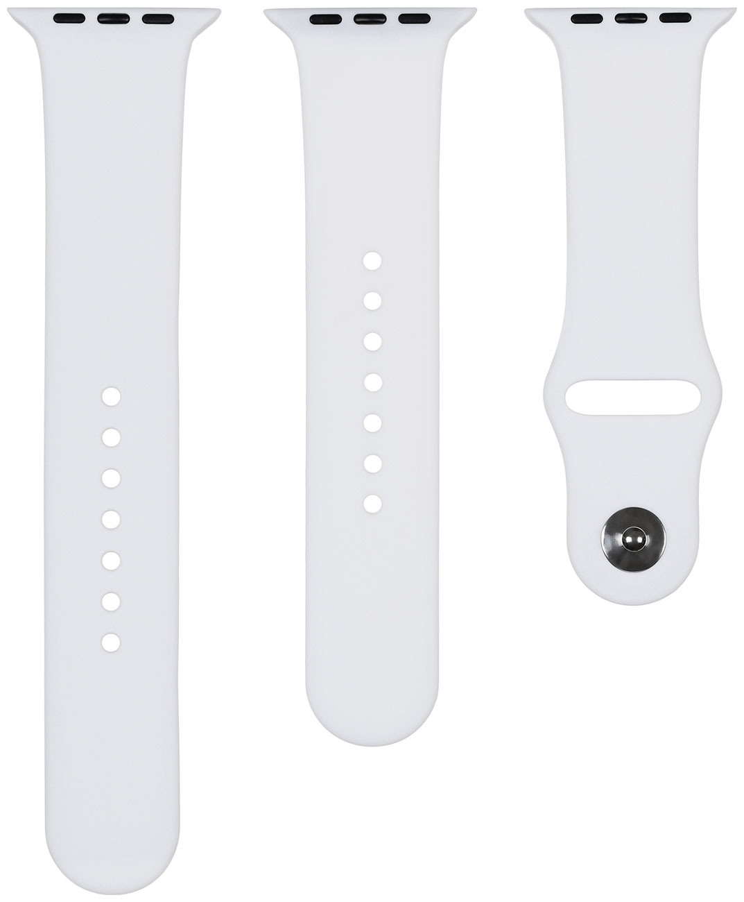 Ремешок TFN AW Silicone 38/40 C38 white гидрогелевая пленка atouchbo для apple watch 38 мм 2 шт