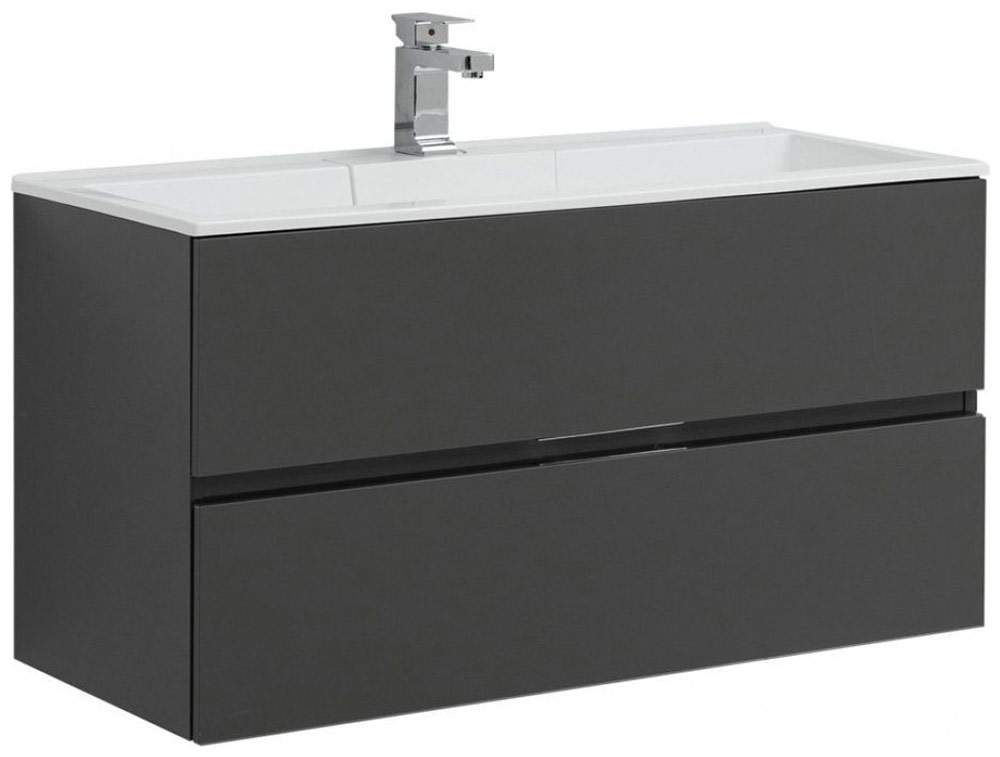 

Тумба под раковину Aquanet Алвита 100 антрацит серый (00240112)