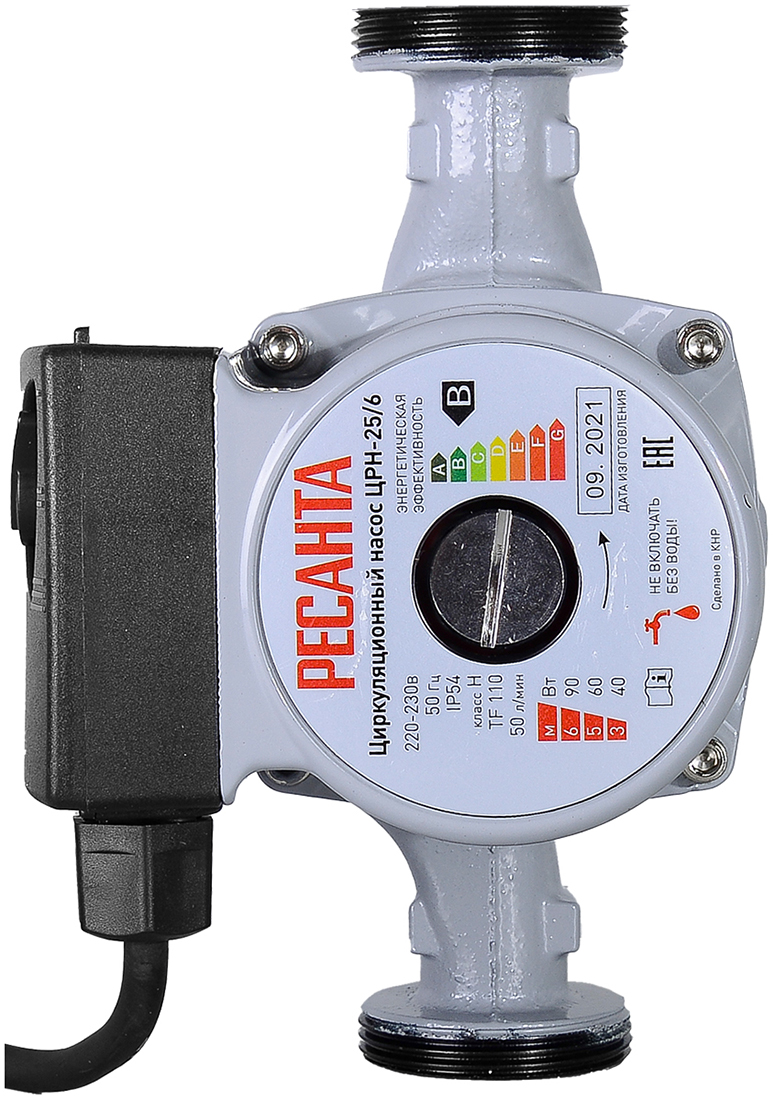 Изображение товара Циркуляционный насос Ресанта ЦРН-25/6 для систем отопления и водоснабжения