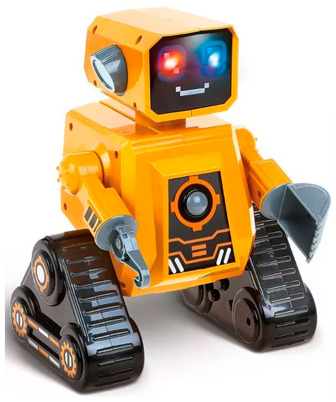 Робот интерактивный Crossbot Чарли ИК-управление аккум. обучающий функционал русская озвучка желтый 870700 цена и фото