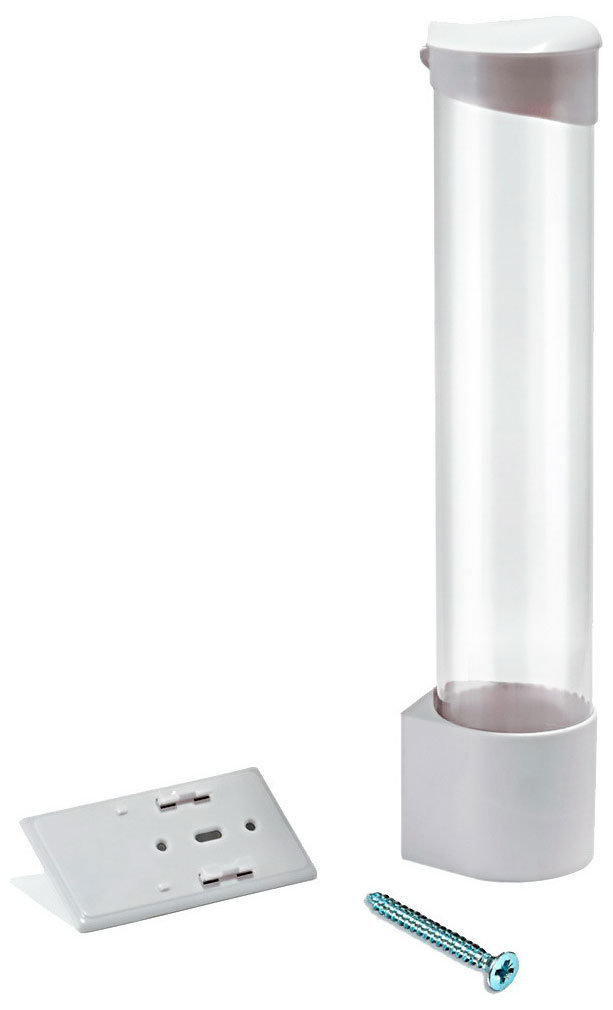 Стаканодержатель для кулера Aqua Work CH-1 на шурупах белый 24053 стаканодержатель aqua work nf 1 white