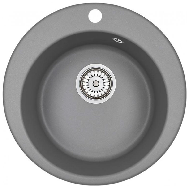 Изображение товара Кухонная мойка Emar EMQ-1475.C Алмаз кварцевая врезная установлена Россия