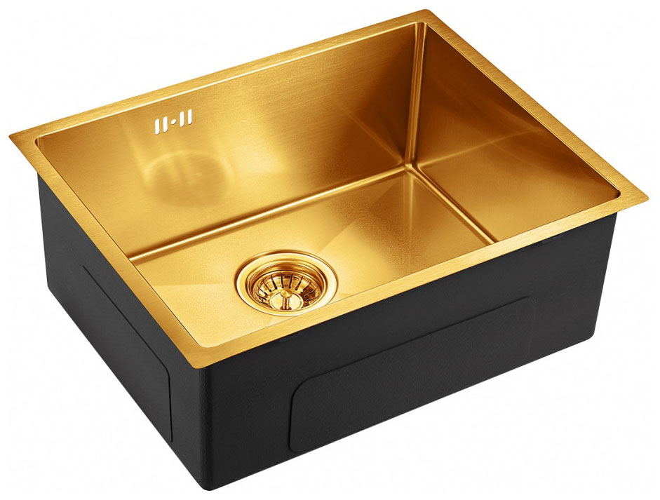 

Кухонная мойка Emar EMB-123 PVD Nano Golden, Золотистый