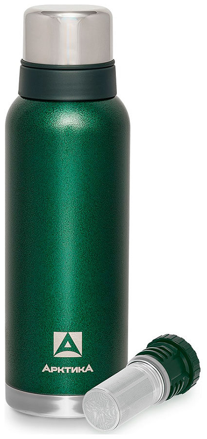 Термос Арктика 106-1200С зеленый 2 чашки