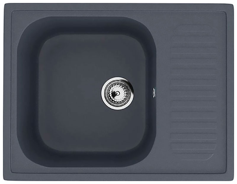 Изображение товара Кухонная мойка Ulgran U-202 антрацит искусственный камень врезная