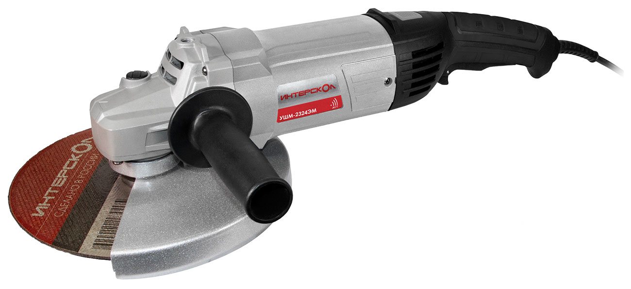 Изображение товара Угловая шлифовальная машина (болгарка) Интерскол УШМ-2324ЭМ (747.1.3.70)