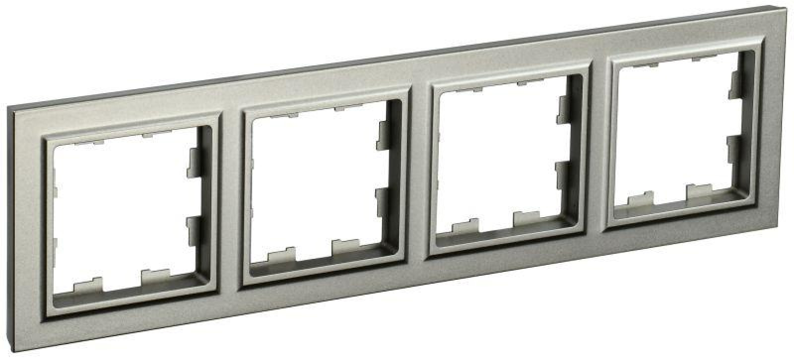 Изображение товара Рамка декоративная IEK BRITE RU-4-БрШ шампань 4 места