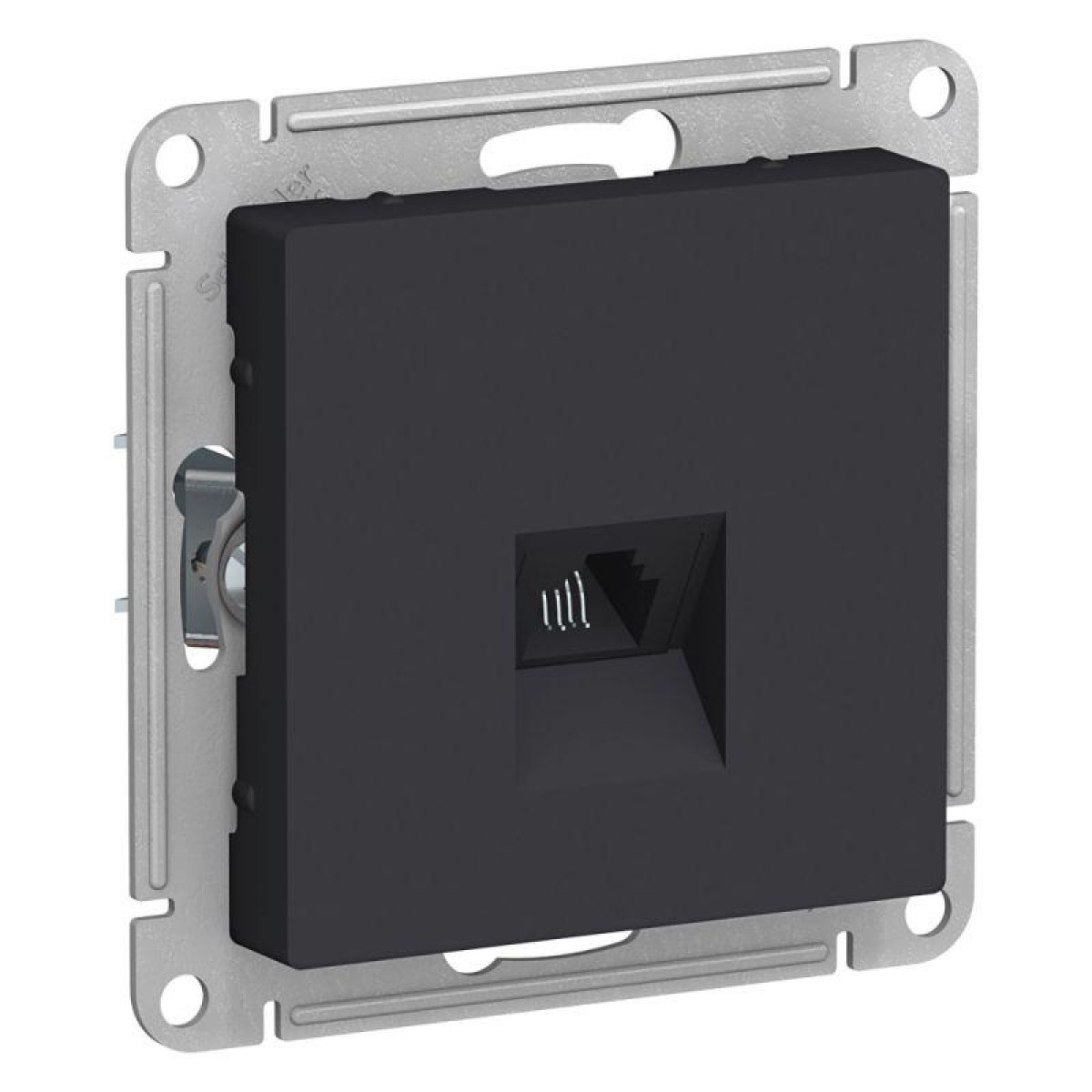 Изображение товара Рамки и основания для телефонных розеток AtlasDesign с карбоновым механизмом