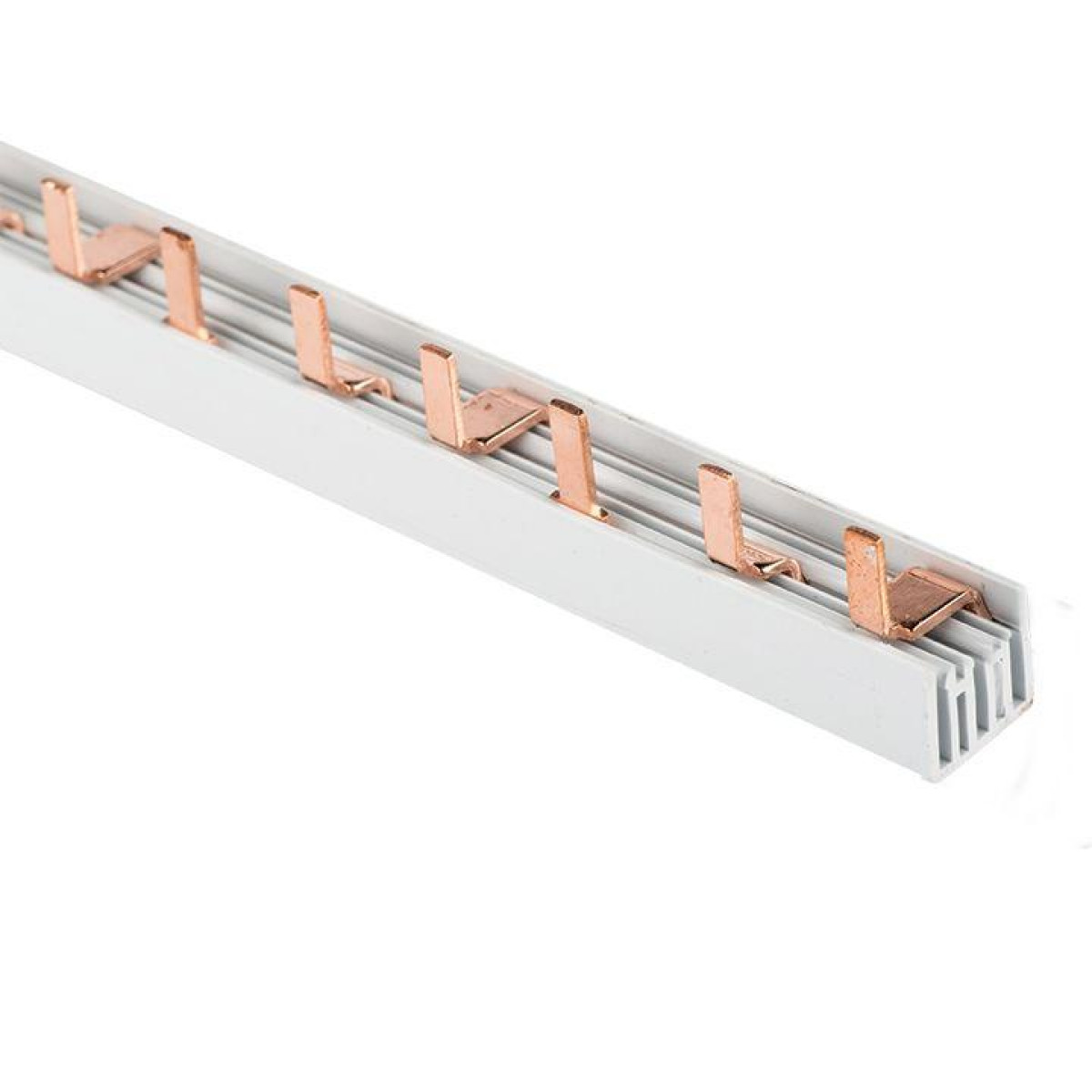 Изображение товара Высоковольтная соединительная шина EKF PIN 3ф 63А мед изол 54 модуля 1м