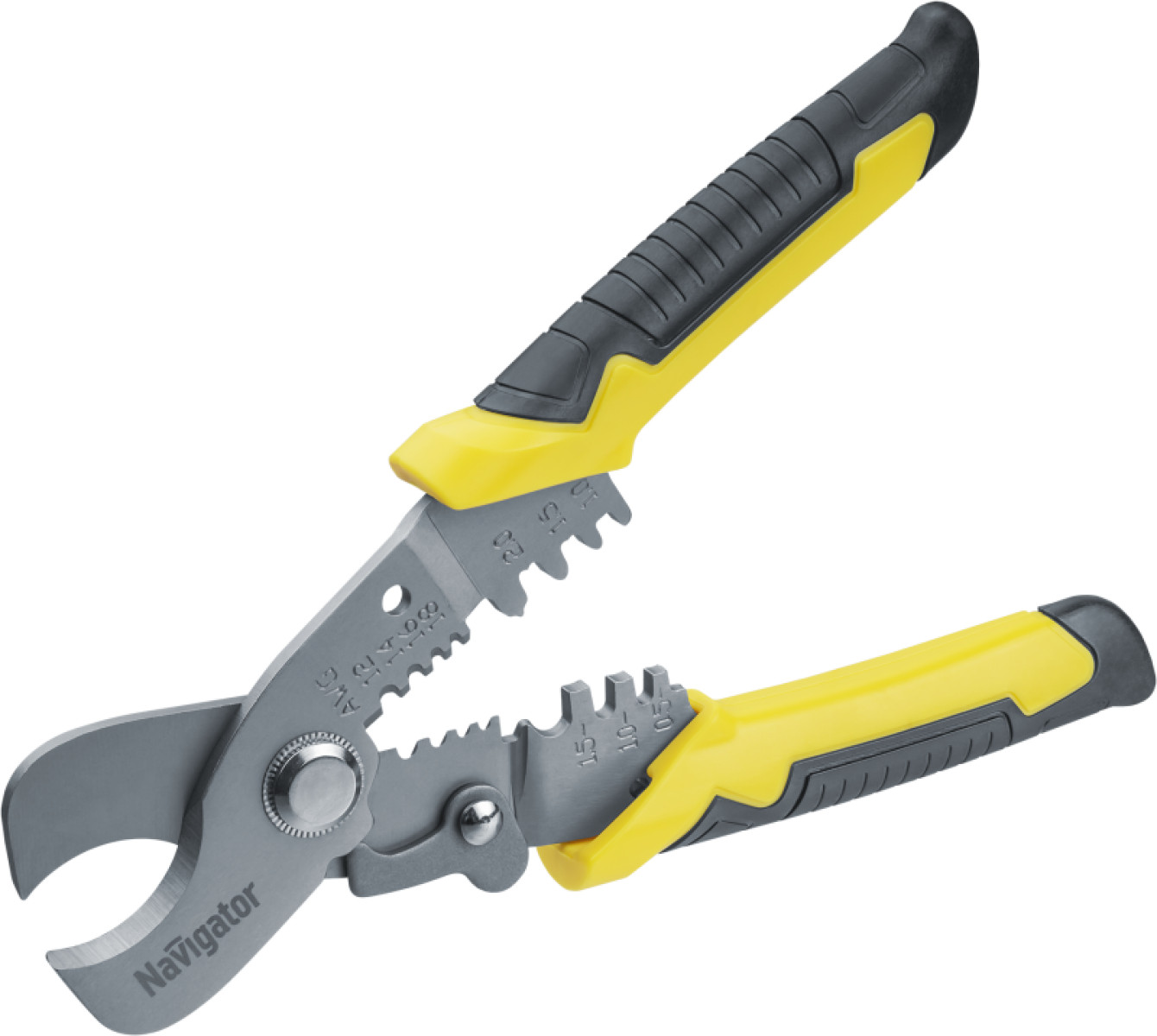 Изображение товара Кабельные ножницы Navigator NHT-Nk03-4v1 4-в-1 для точной резки кабелей