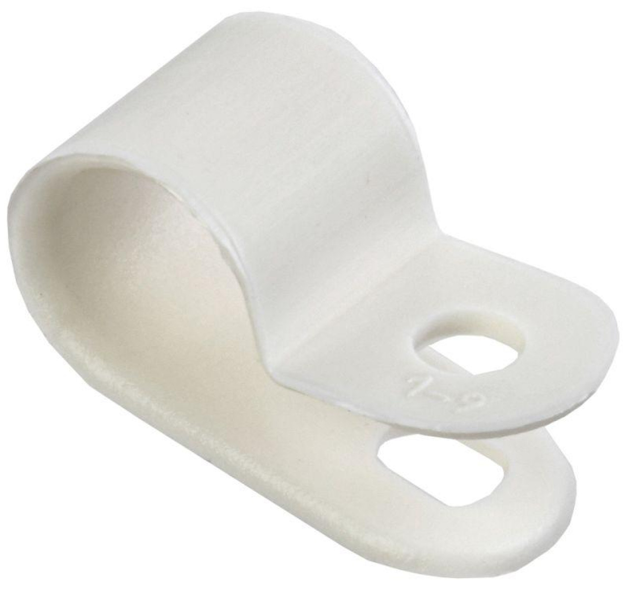 Изображение товара Кабели, провода и аксессуары IEK Скоба крепежная 9мм нейлон. бел. (уп.50шт)