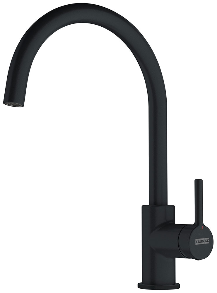 Изображение товара Смеситель для кухни Franke Lina XL, черный матовый (115.0626.019)
