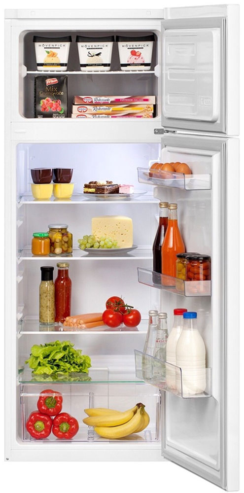 Двухкамерный холодильник Beko RDSK 240 M 00 W холодильник beko rdsk 240m00 s серебристый