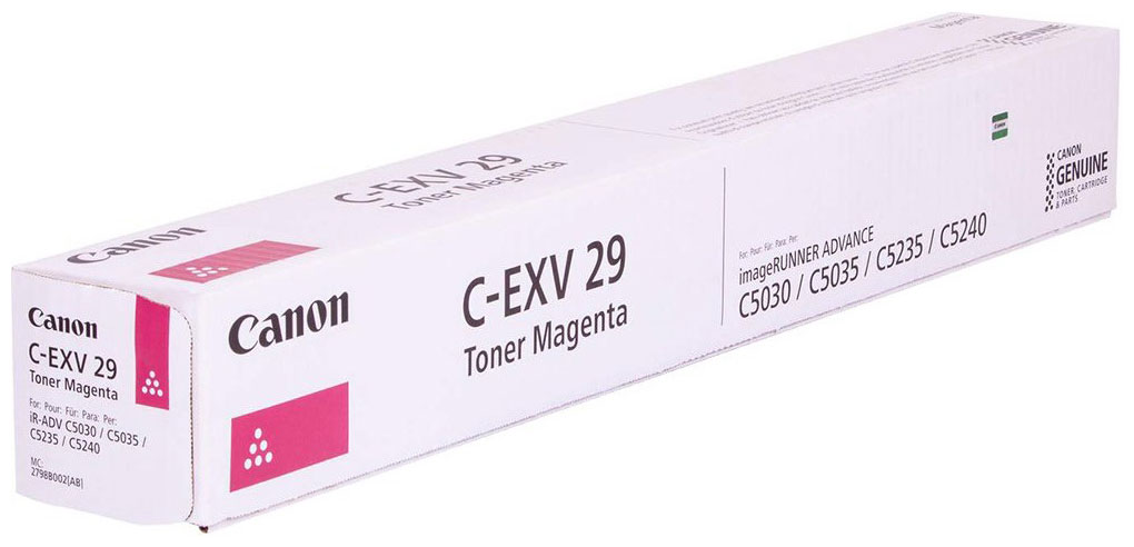 Изображение товара Тонер-картридж Canon C-EXV 29 пурпурный для imageRUNNER ADVANCE