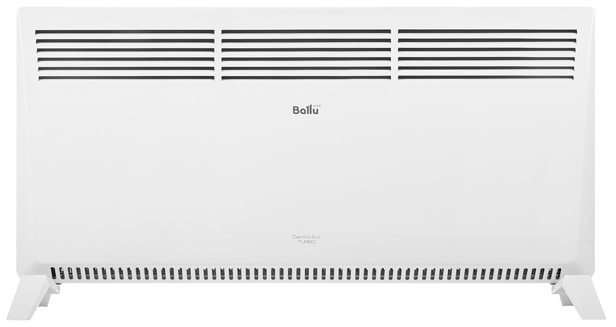 Изображение товара Конвектор Ballu Camino Eco Turbo BEC/EMT-2500 напольный и настенный с защитой IP24 быстрое отоплени