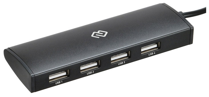 Изображение товара Разветвитель Digma HUB-4U2.0-UC-B с 4 портами USB-C пассивный