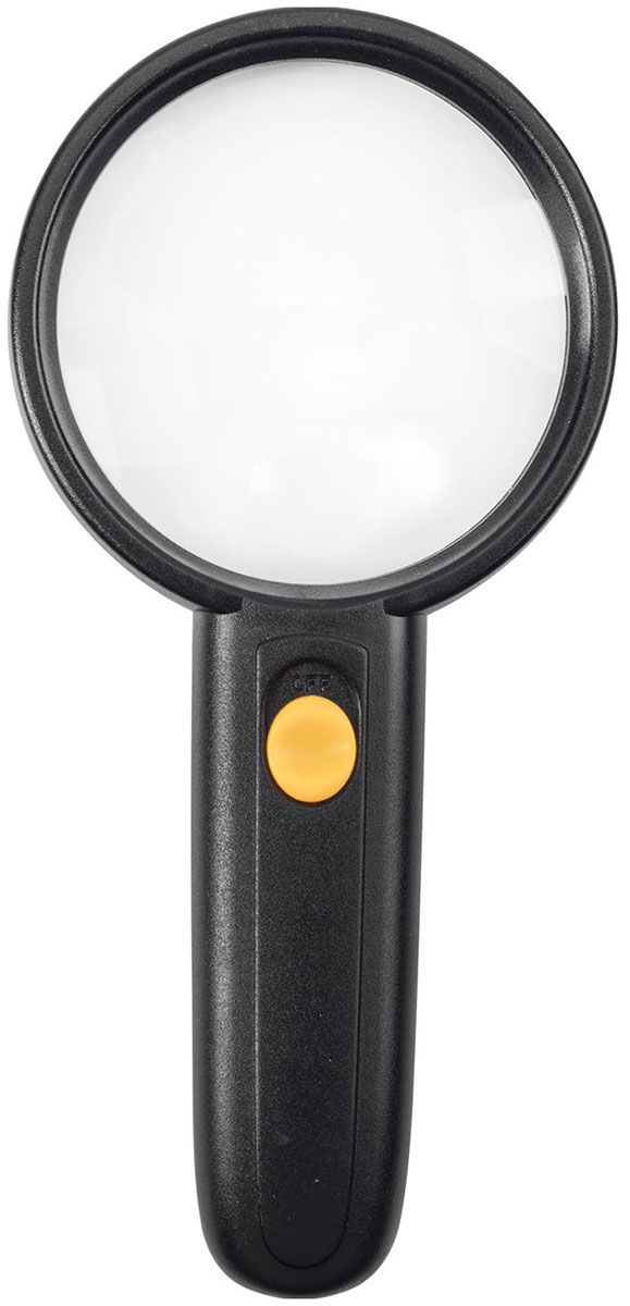 Изображение товара Лупа просмотровая Brauberg с подсветкой диаметр 75 мм увеличение 3