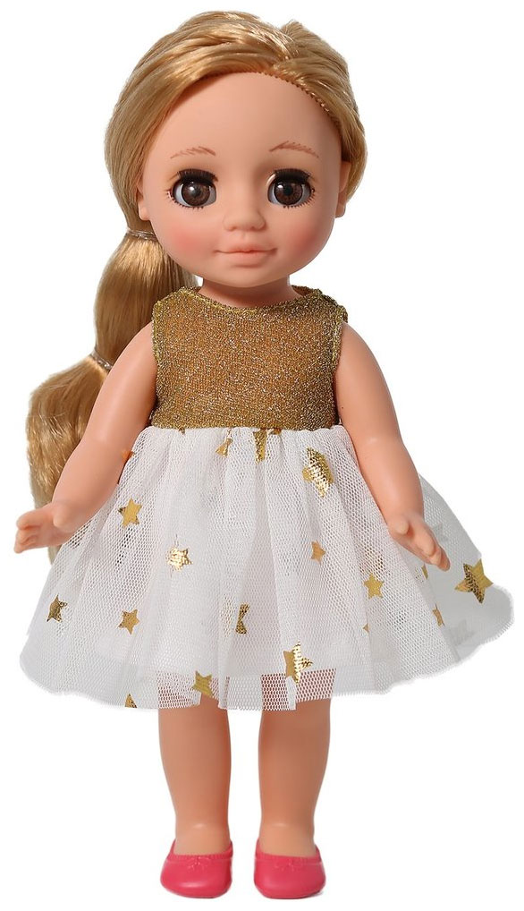 Кукла Весна Ася звездный час 26 см, В3965 платье золотистое 44 размер новое