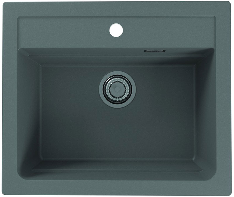 

Кухонная мойка Alveus GRANITAL ATROX 30 CONCRETE G81 590 X 500 1X с сифоном 1132823 (1131995), Темно-серый