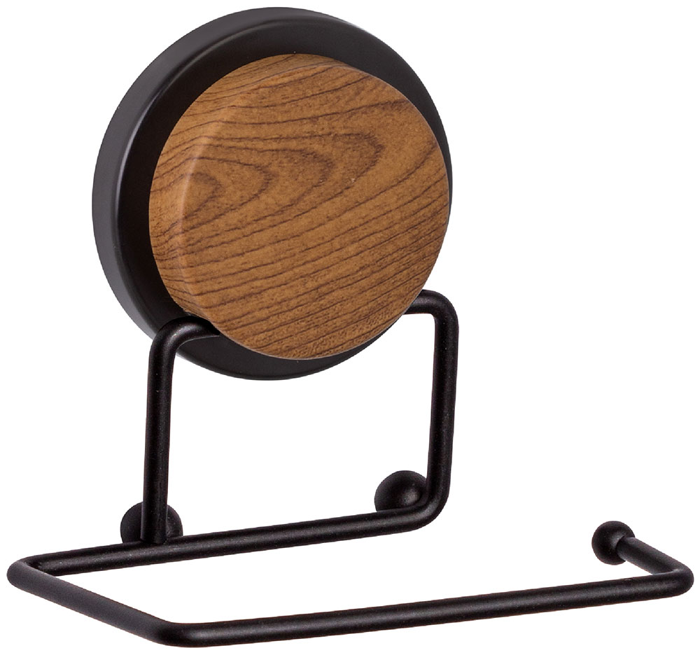 Изображение товара Держатель для туалетной бумаги Fixsen MAGIC WOOD без сверления, самоклеящийся, 12x11 см