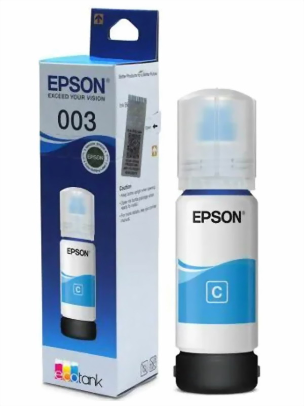 Изображение товара Чернила Epson C13T00V298 голубые для принтеров L3210 L3216 L3218 оригинальные