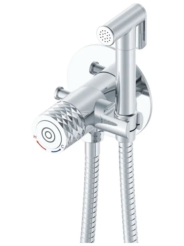 

Гигиенический душ со смесителем Rose R225, хром (R225)