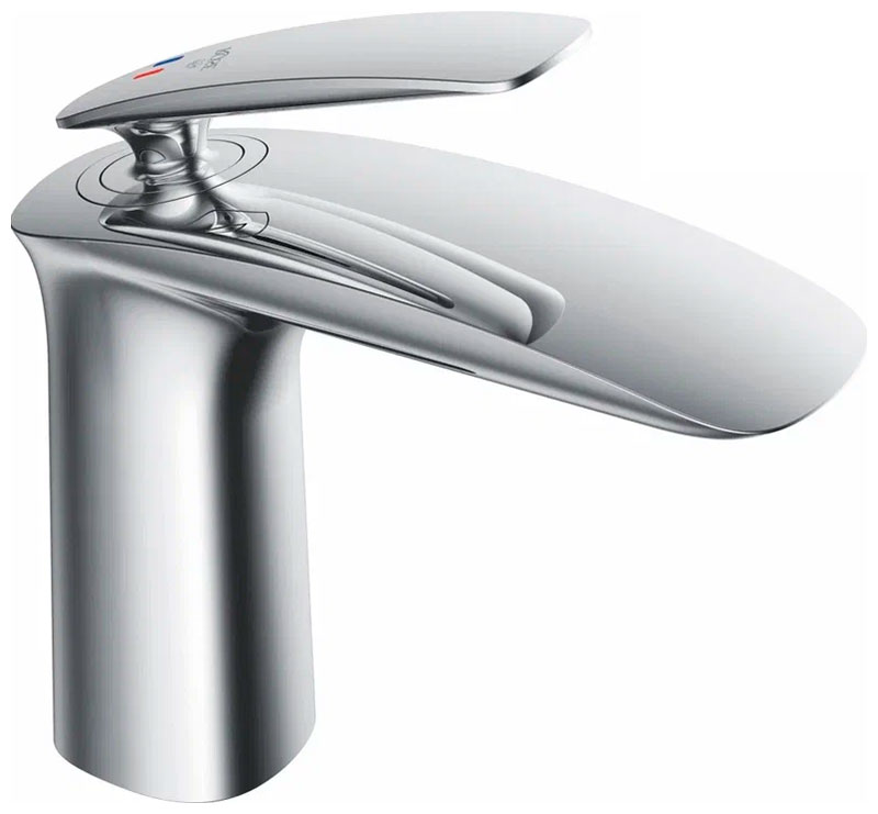 Изображение товара Смеситель для раковины Rose R11 хром керамический картридж фиксированный излив