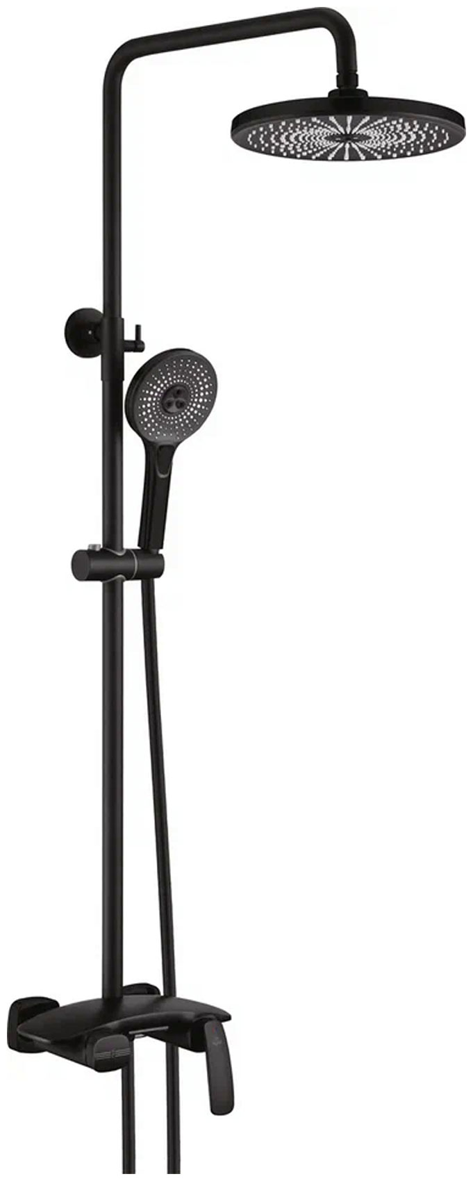 

Душевая система Rose R11H/черный (R1136H)