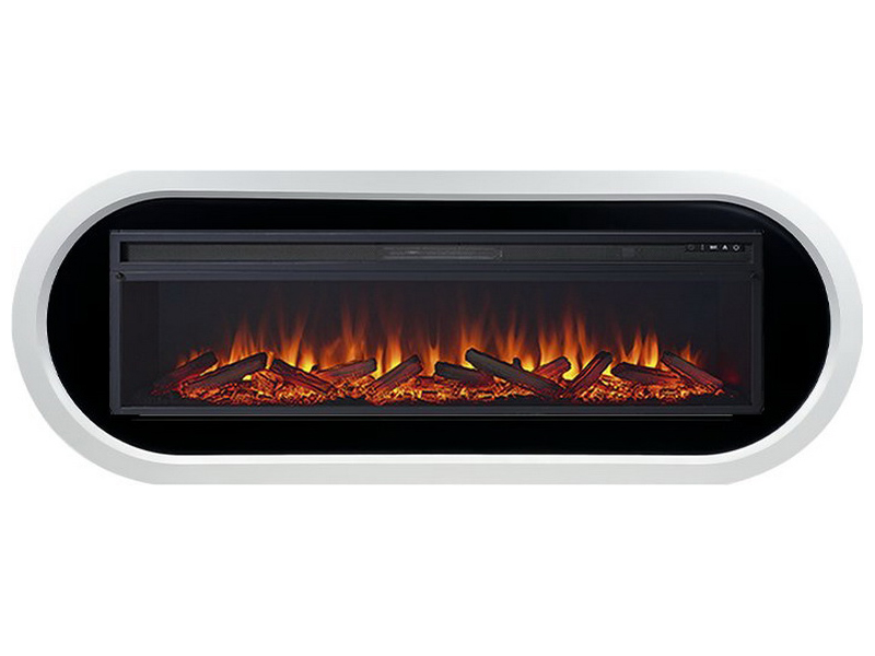 Изображение товара Электрокаминокомплект Royal Flame Ellips Белый с черным 60 LOG LED