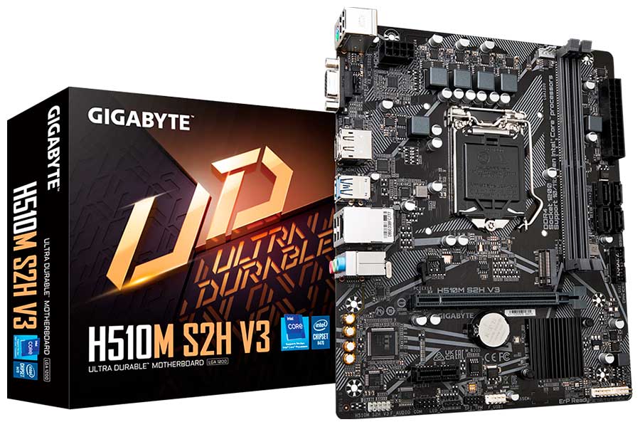Изображение товара Материнская плата Gigabyte H510M S2H V3 (LGA1200, mATX)