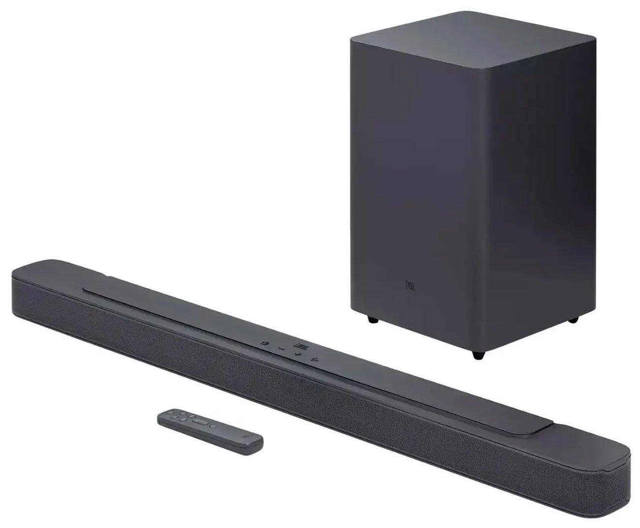 Изображение товара JBL Bar 2.1 Deep Bass саундбар с мощным звуком и сабвуфером 6.5" Изображение товара JBL Bar 2.1 Deep Bass саундбар с мощным звуком и сабвуфером 6.5"