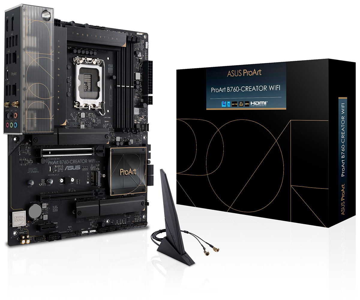 Изображение товара Материнская плата Asus ProART B760-CREATOR WIFI (LGA1700, ATX)