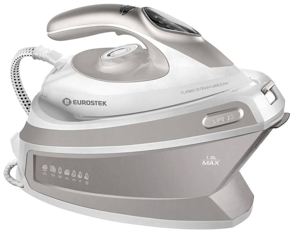 Изображение товара Утюг с паровой станцией Eurostek EEI-3003 мощностью 2800 Вт с керамической подошвой