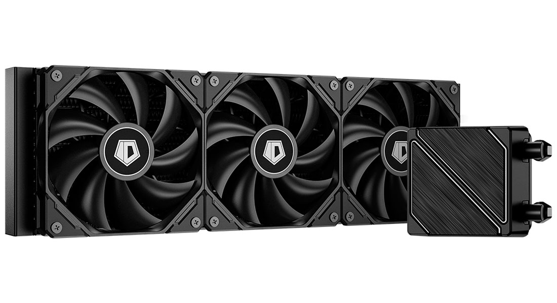 Изображение товара ID-Cooling DASHFLOW 360 BASIC BLACK жидкостное охлаждение процессора 3 вентиля 360 мм
