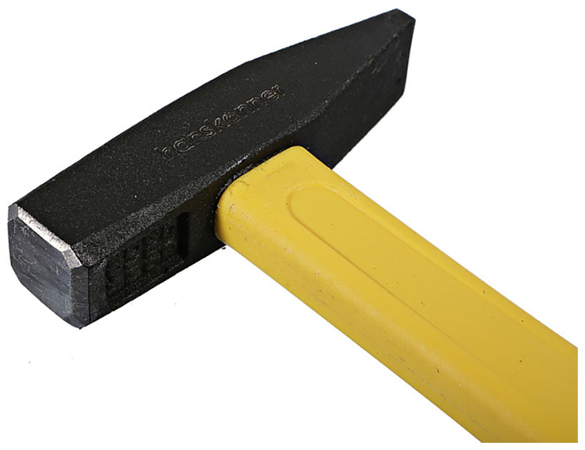 Изображение товара Молоток слесарный Hanskonner HK1010-83-300 УСИЛЕННЫЙ, фиберглкованый боек, 300 гр