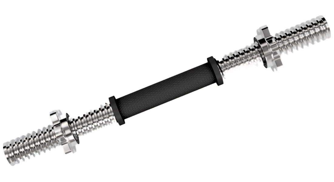 Изображение товара Гриф гантельный обрезиненный Unix Fit 400 мм / 25 мм