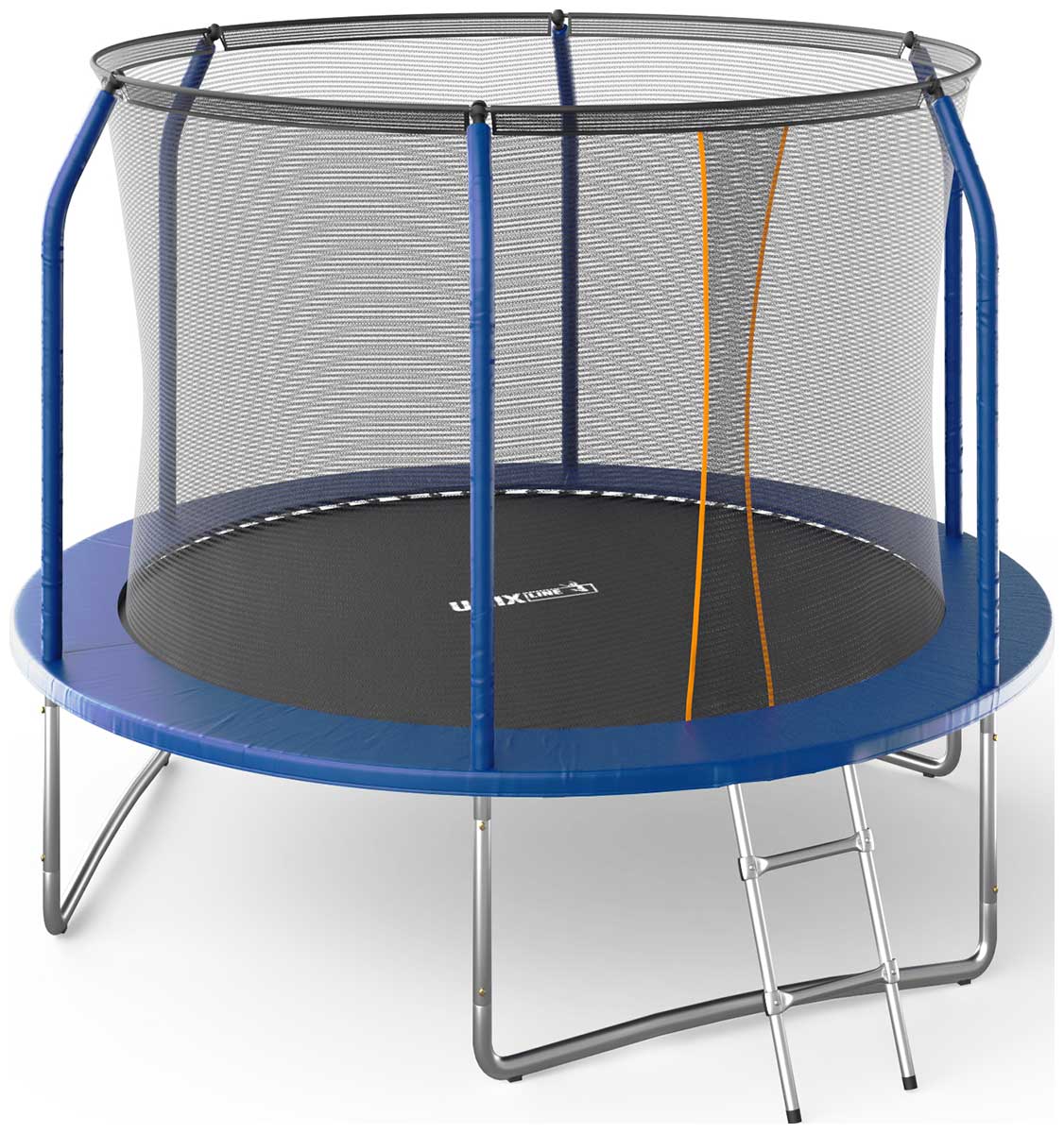 Изображение товара Батут Unix Line SUPREME BASIC 8 ft с защитной сеткой и лестницей