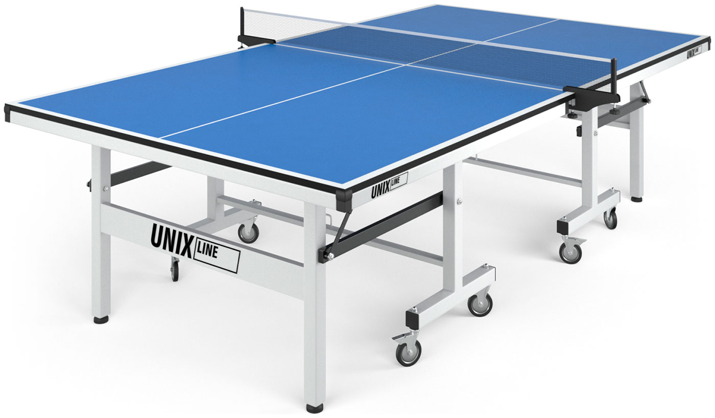 Изображение товара Профессиональный теннисный стол Unix Line 25 мм MDF с комплектом для игры