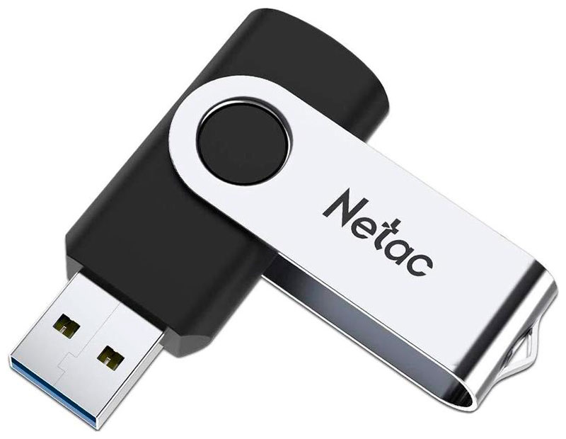 Изображение товара Флеш-накопитель Netac U505, USB2.0, Flash Drive, 128GB, ABS+Metal housing (NT03U505N-128G-20BK)