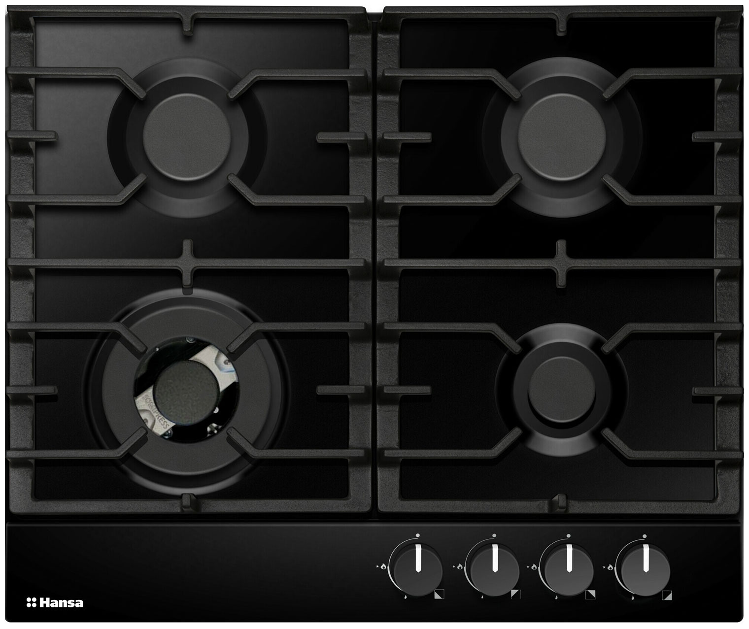 Изображение товара Газовая варочная панель Hansa BHGS611839 с 4 зонами нагрева и электроподжигом
