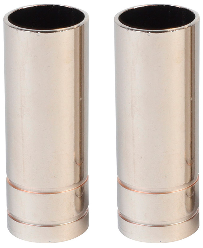 Изображение товара Сопло прямое для горелки Patriot MIG, 16 мм х 53 мм, комплект 2 шт