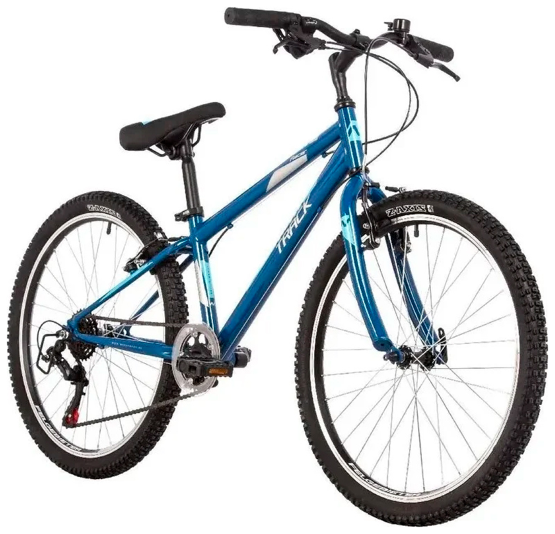 Изображение товара Велосипед Novatrack 24 RACER, сталь 12, сине-зеленый, 6 скор. (TZ500/TS-38/SG-6S) V-brake