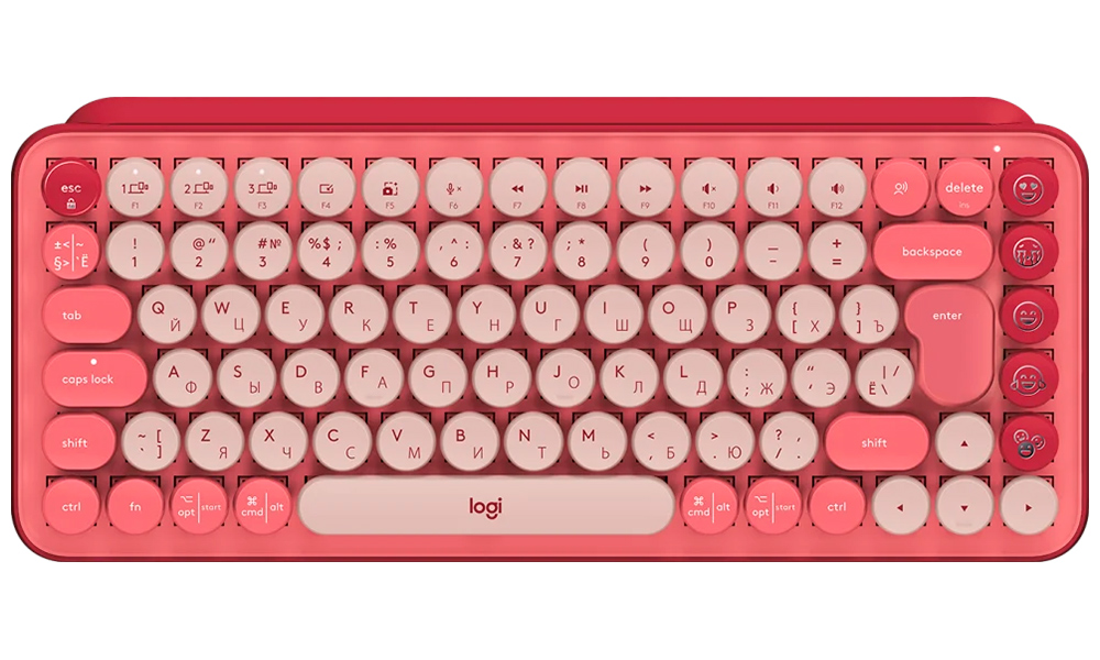Изображение товара Беспроводная механическая клавиатура Logitech POP KEYS Heartbreaker RUS