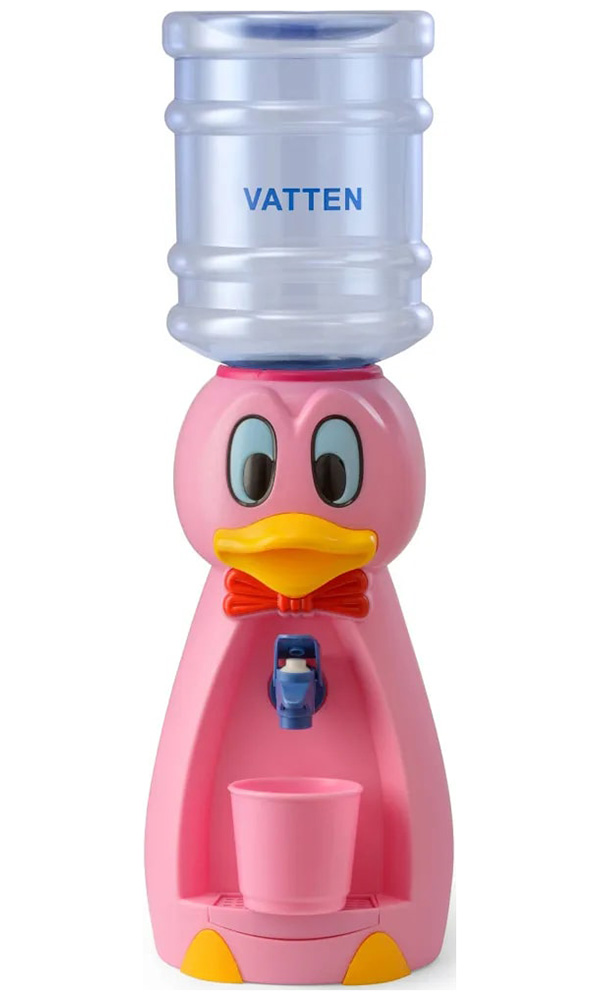 Изображение товара Детский кулер Vatten Kids Duck Pink 4729 настольный без охлаждения безопасный для детей