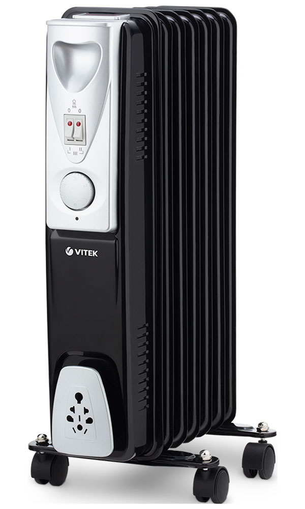 

Масляный обогреватель Vitek VT-1717, Черный